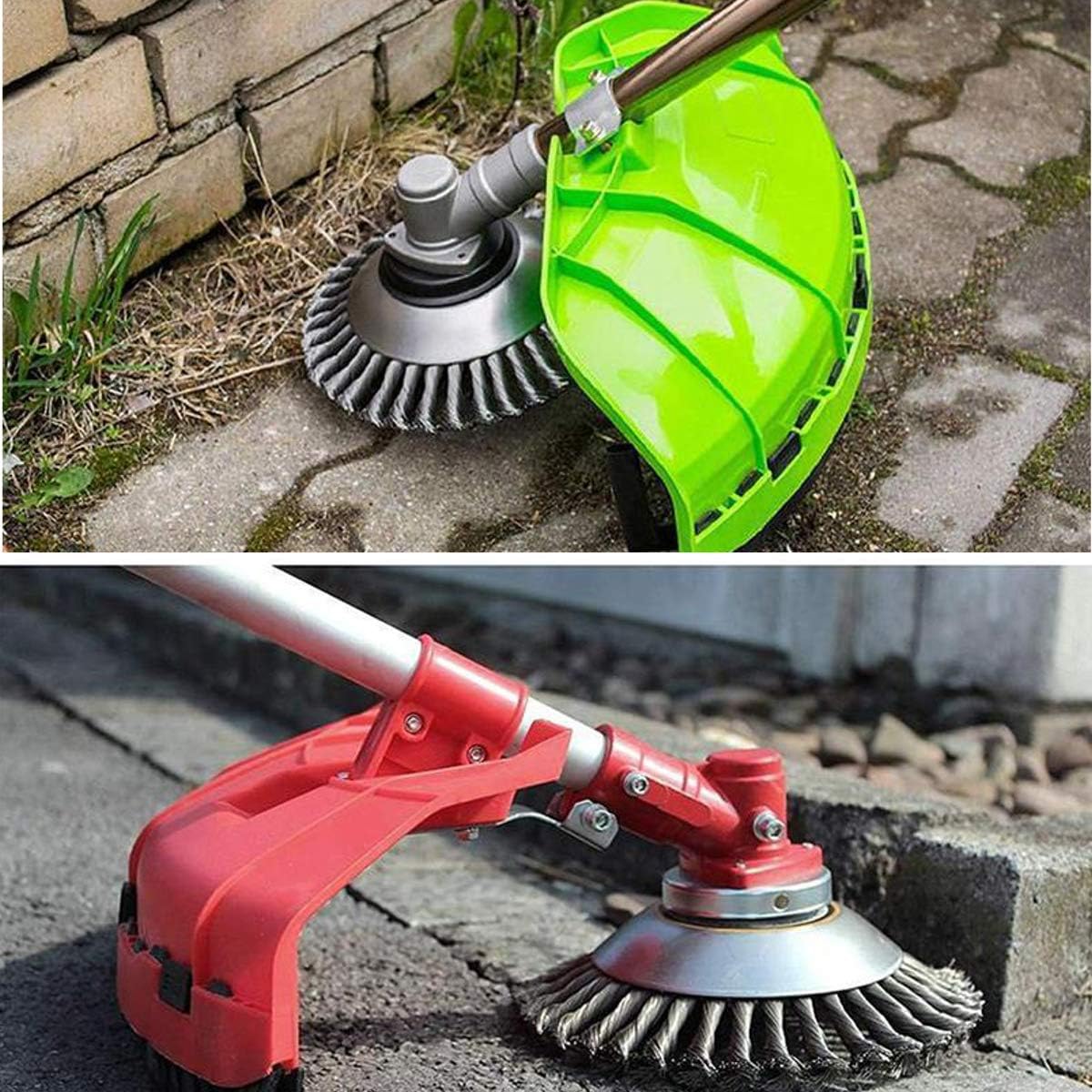 Tarcza do wykaszarki z plecionym drutem stalowym