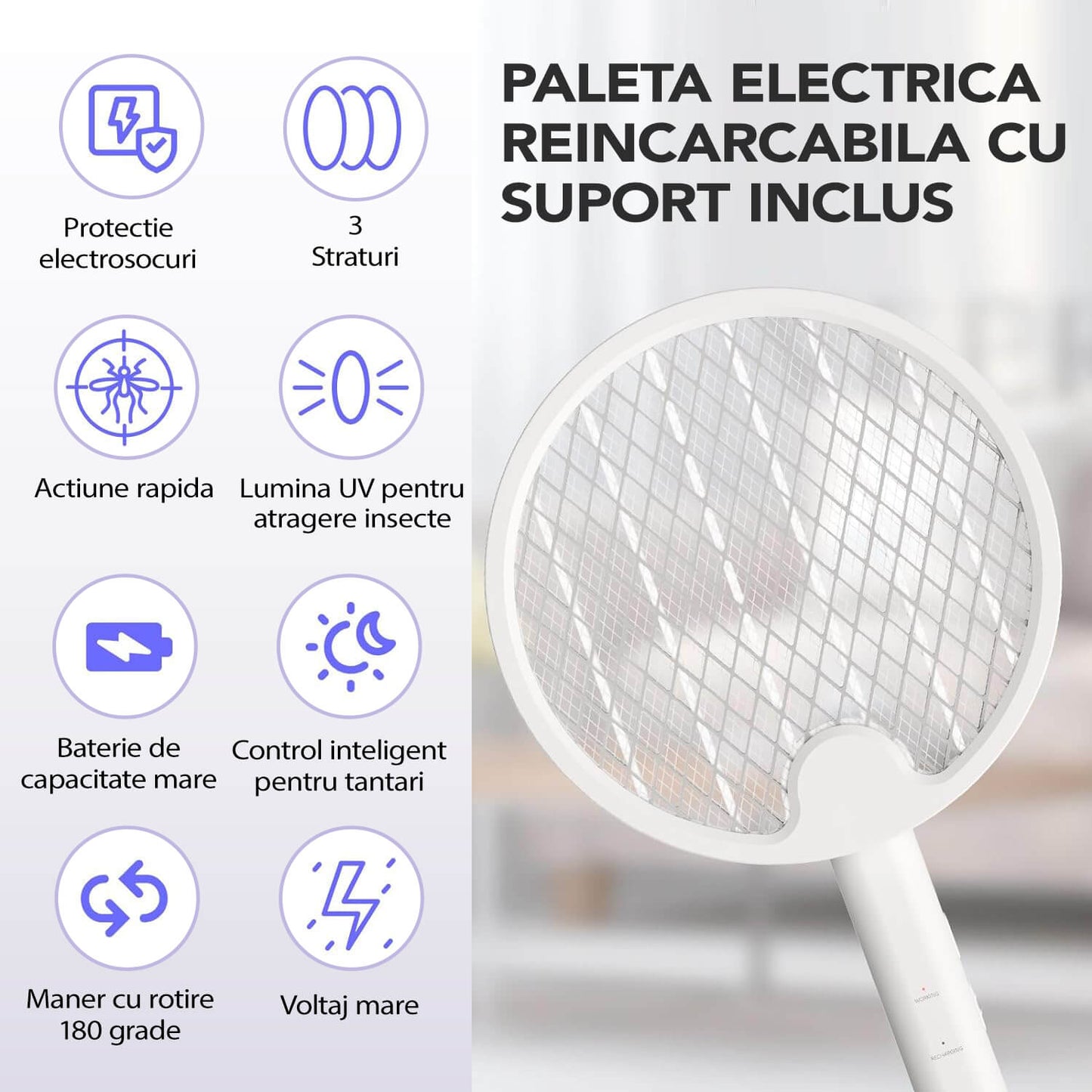 Elektryczna łapka na komary, muchy i owady