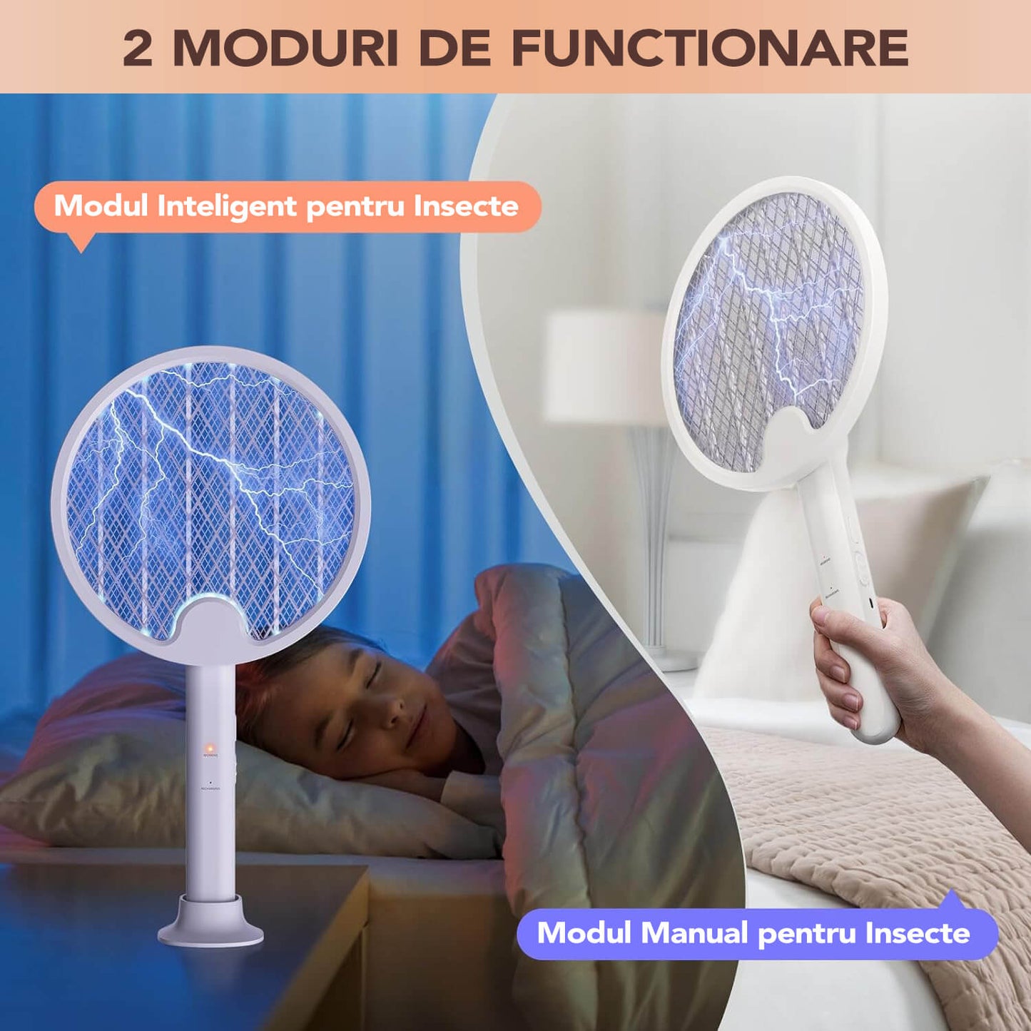 Elektryczna łapka na komary, muchy i owady