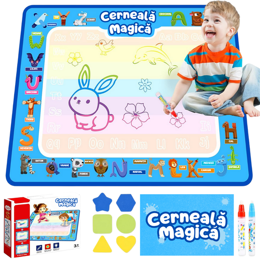 Magiczna Mata™ – Zestaw do rysowania wodą bez bałaganu + 7 markerów w prezencie