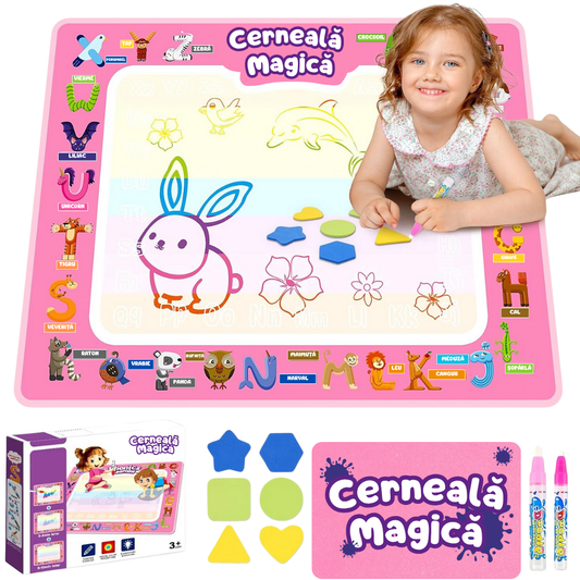 Magiczna Mata™ – Zestaw do rysowania wodą bez bałaganu + 7 markerów w prezencie