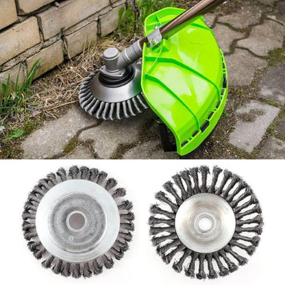 Tarcza do wykaszarki z plecionym drutem stalowym